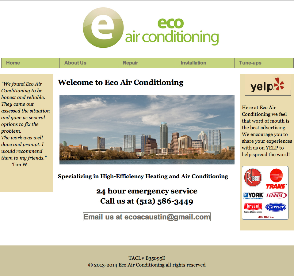 Eco Air Conditioning Austin